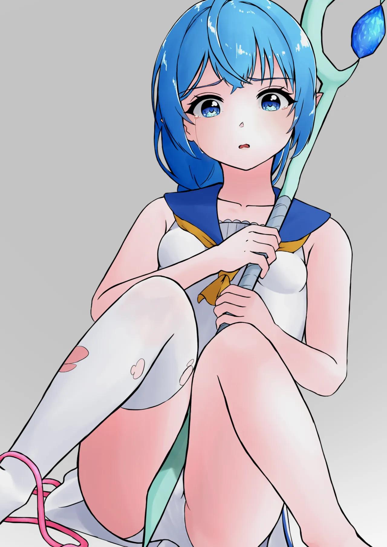 魔導士メレシーの豆源郷 -魔導士エルフを襲う休みないクリトリス地獄 ②クリオナホ膀胱媚薬漬け尿道責め小型触手 Page.2