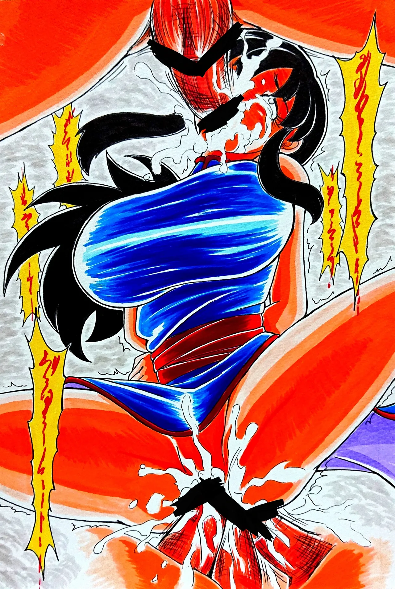 Goku and chichi training Page.22