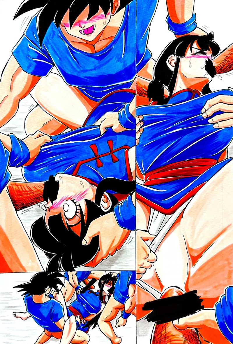 Goku and chichi training Page.6