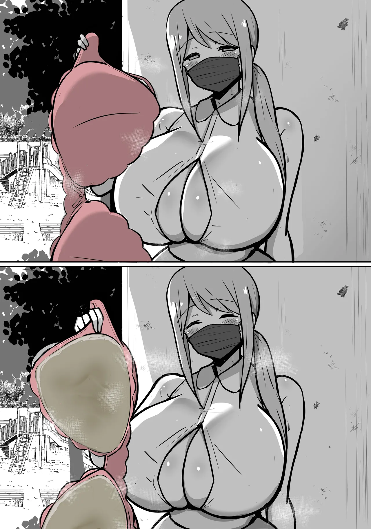 あらあら人妻屋外パイズリ Page.4