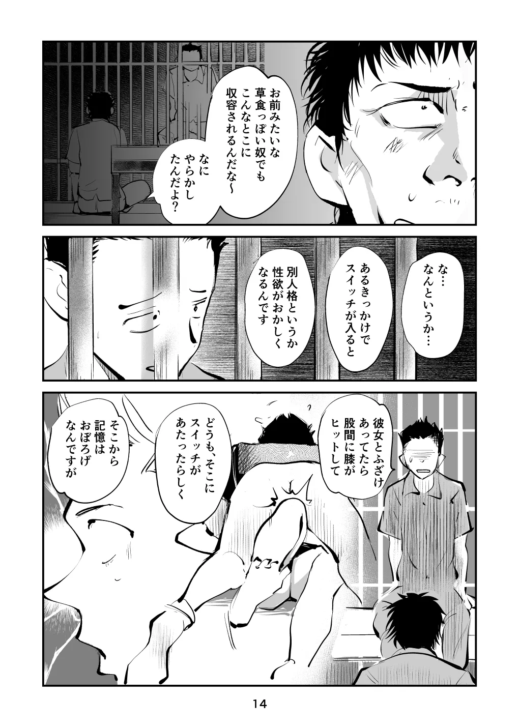 負けたら去勢!ミックスファイト～中編～ Page.14