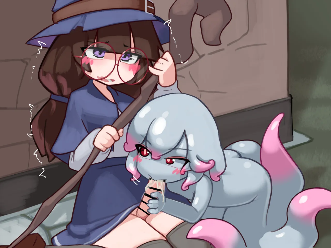 ふたなり魔女見習いがスキュラ娘と爛れた生活を送る話 Page.10