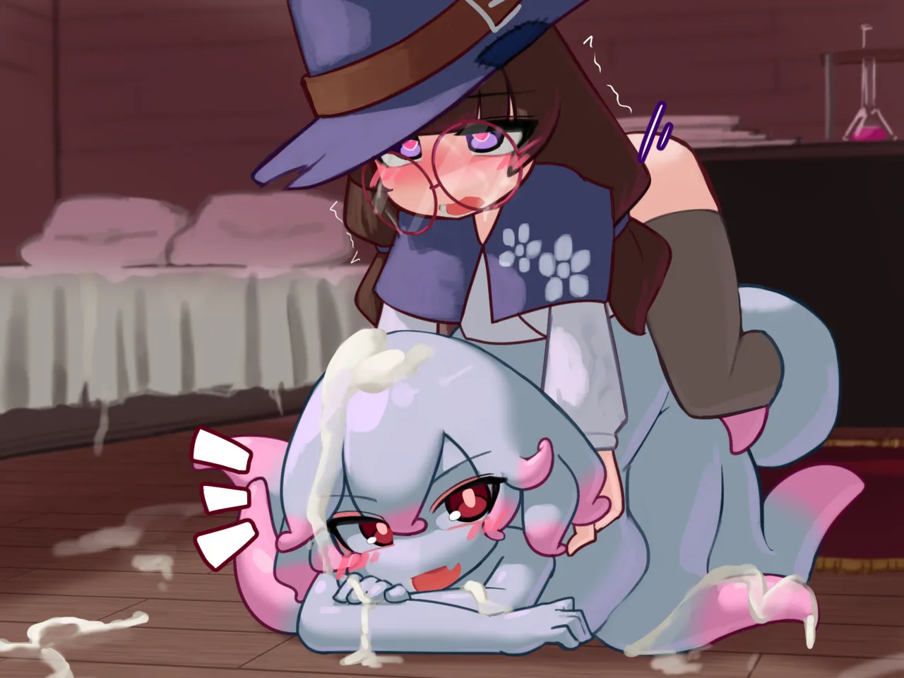 ふたなり魔女見習いがスキュラ娘と爛れた生活を送る話 Page.137