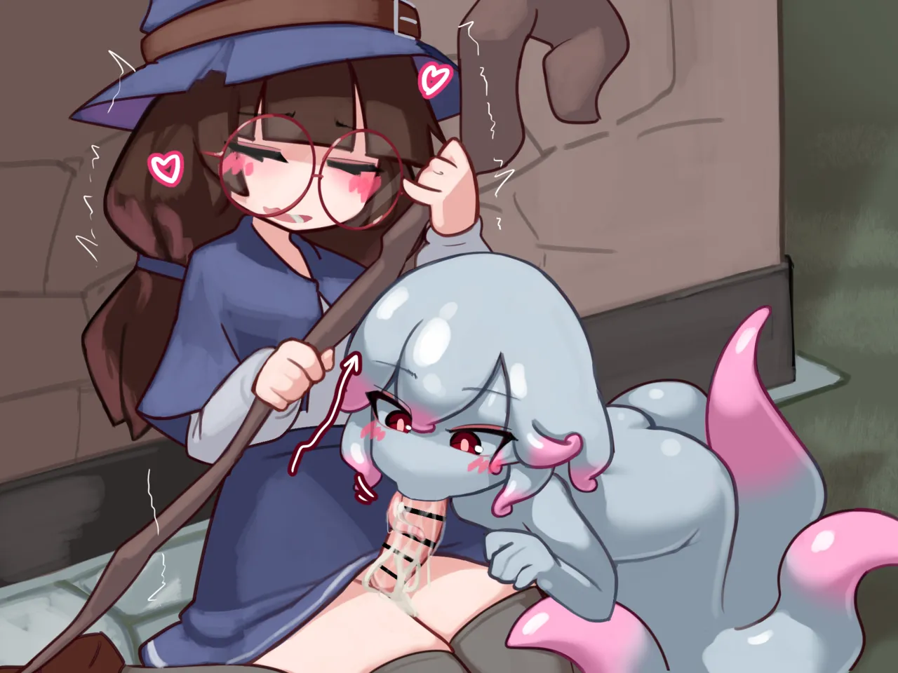 ふたなり魔女見習いがスキュラ娘と爛れた生活を送る話 Page.17