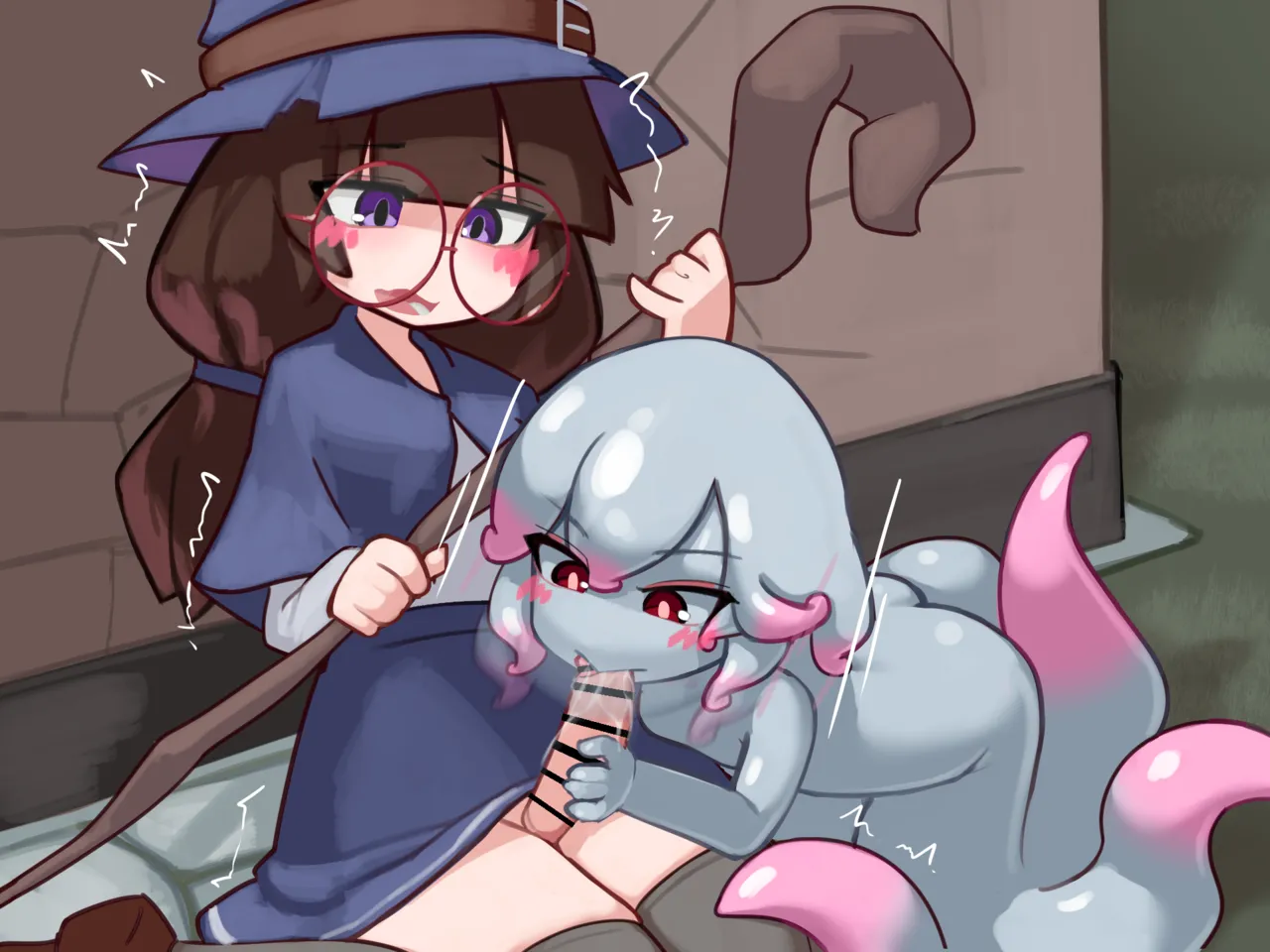 ふたなり魔女見習いがスキュラ娘と爛れた生活を送る話 Page.8