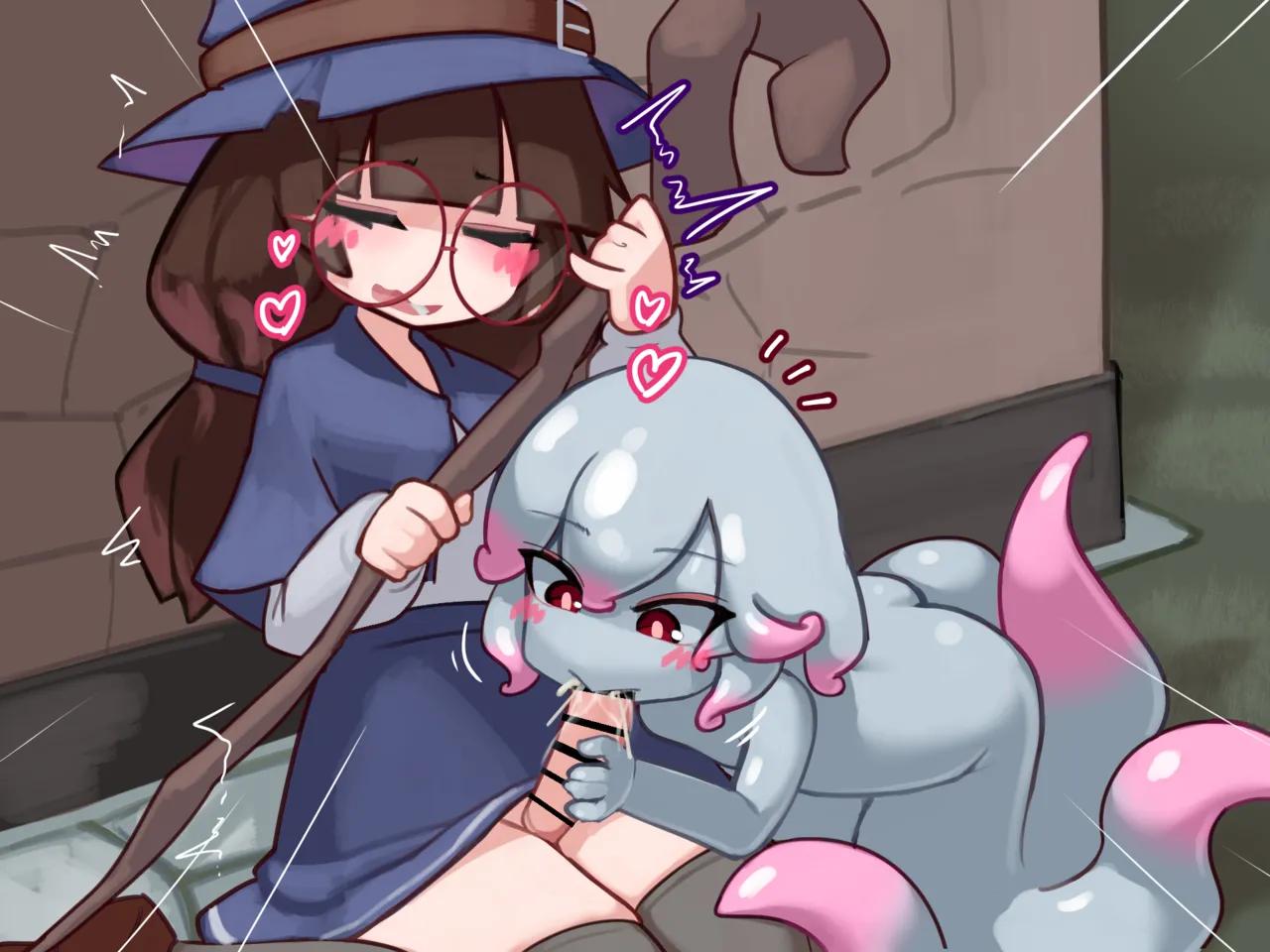 ふたなり魔女見習いがスキュラ娘と爛れた生活を送る話 Page.9