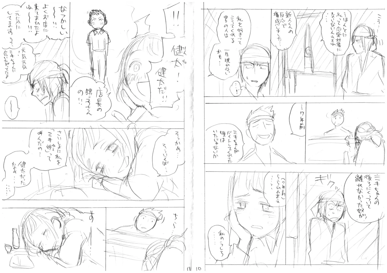 発掘されたエロ漫画ネーム Page.8