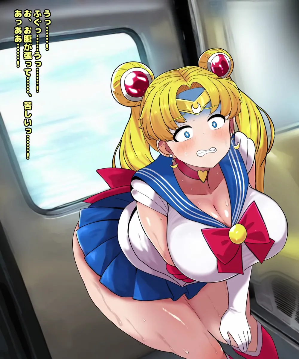 セーラームー●電車便意我慢 Page.12