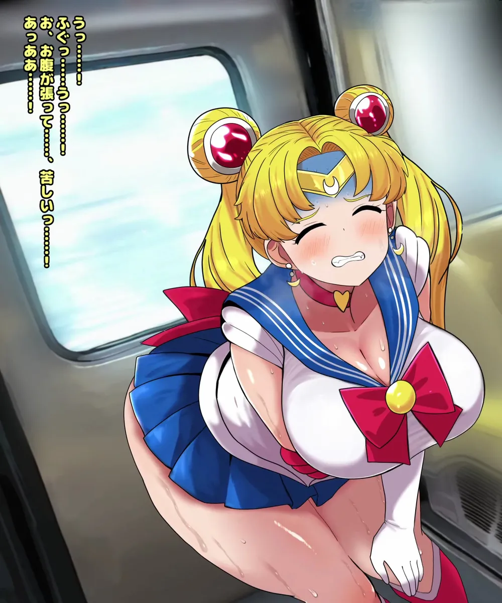 セーラームー●電車便意我慢 Page.13