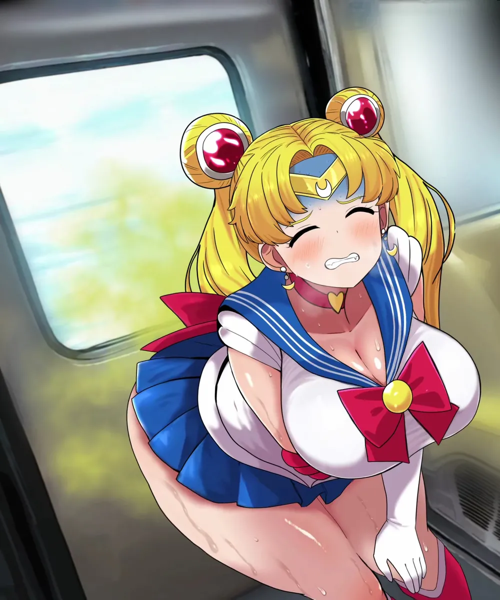 セーラームー●電車便意我慢 Page.14