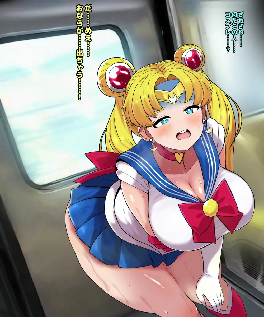 セーラームー●電車便意我慢 Page.15