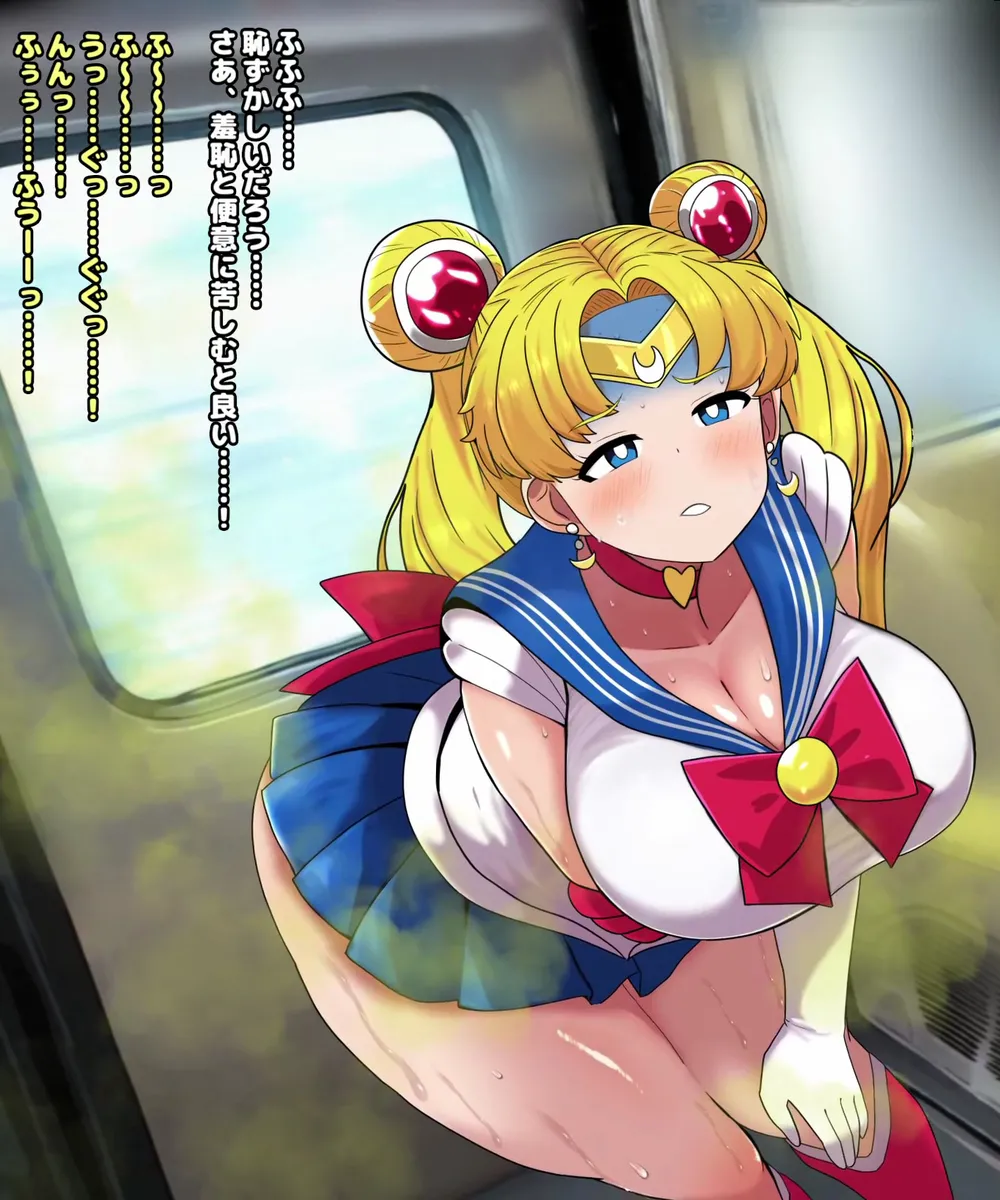 セーラームー●電車便意我慢 Page.17