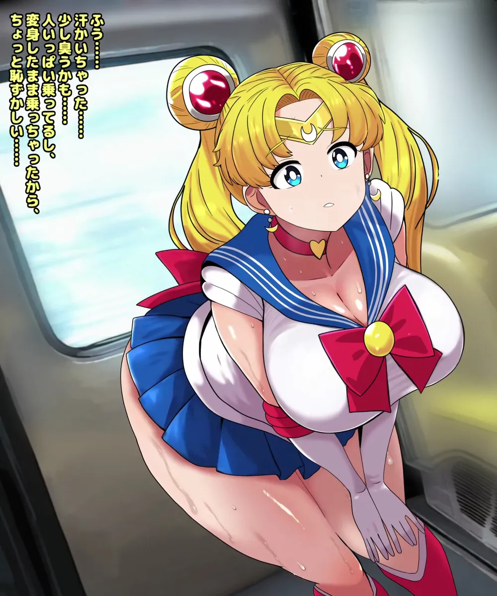 セーラームー●電車便意我慢 Page.3