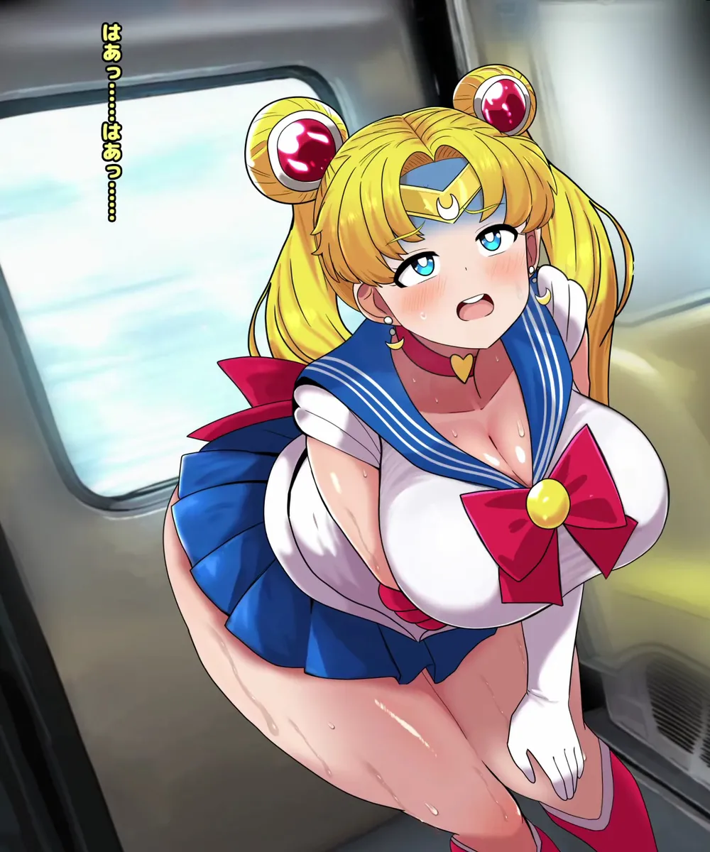 セーラームー●電車便意我慢 Page.4