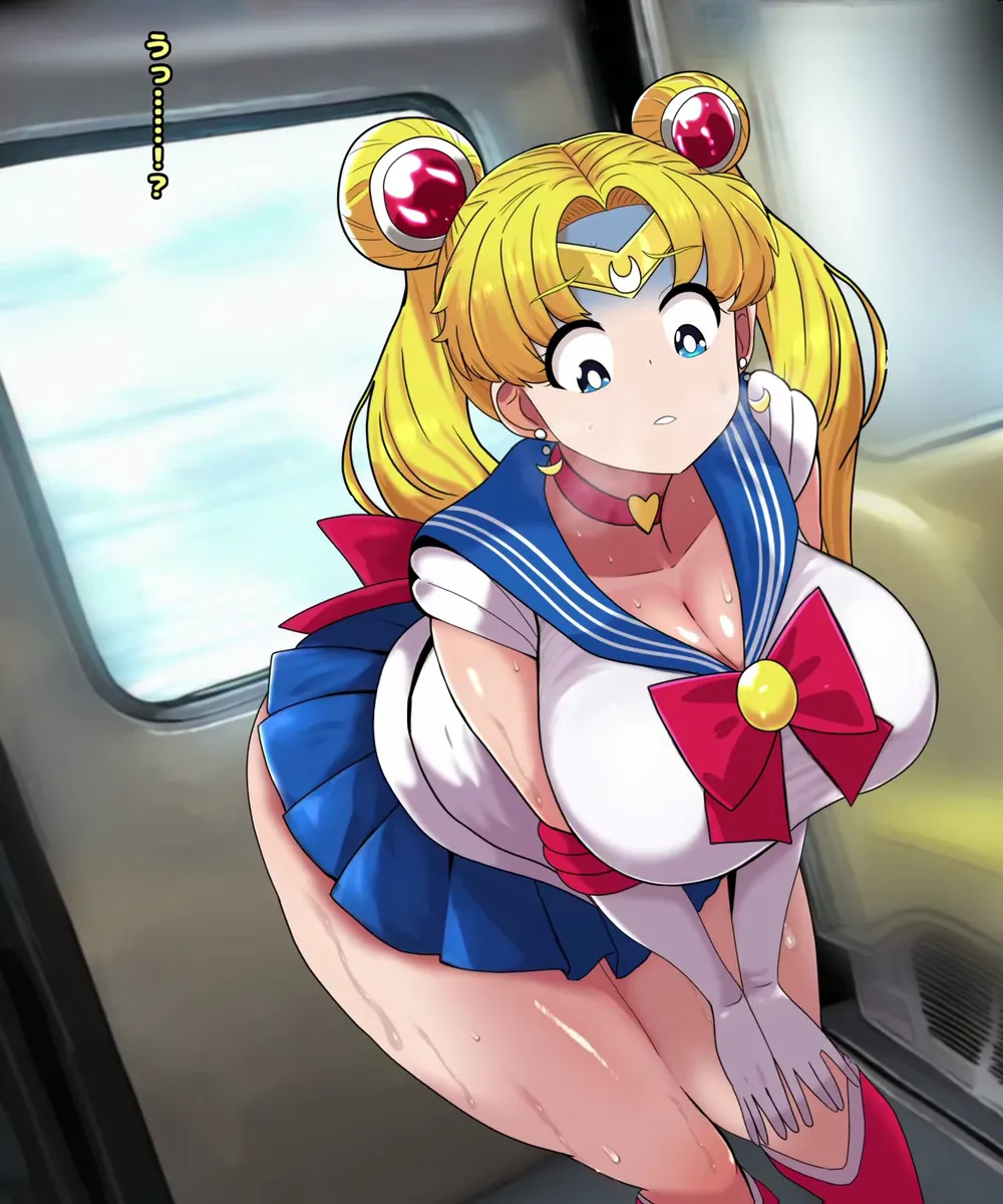 セーラームー●電車便意我慢 Page.6