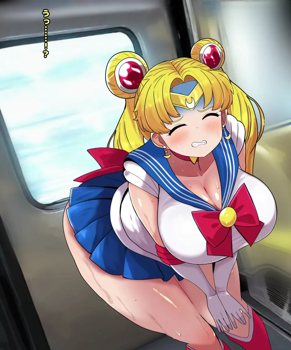 セーラームー●電車便意我慢 Page.7