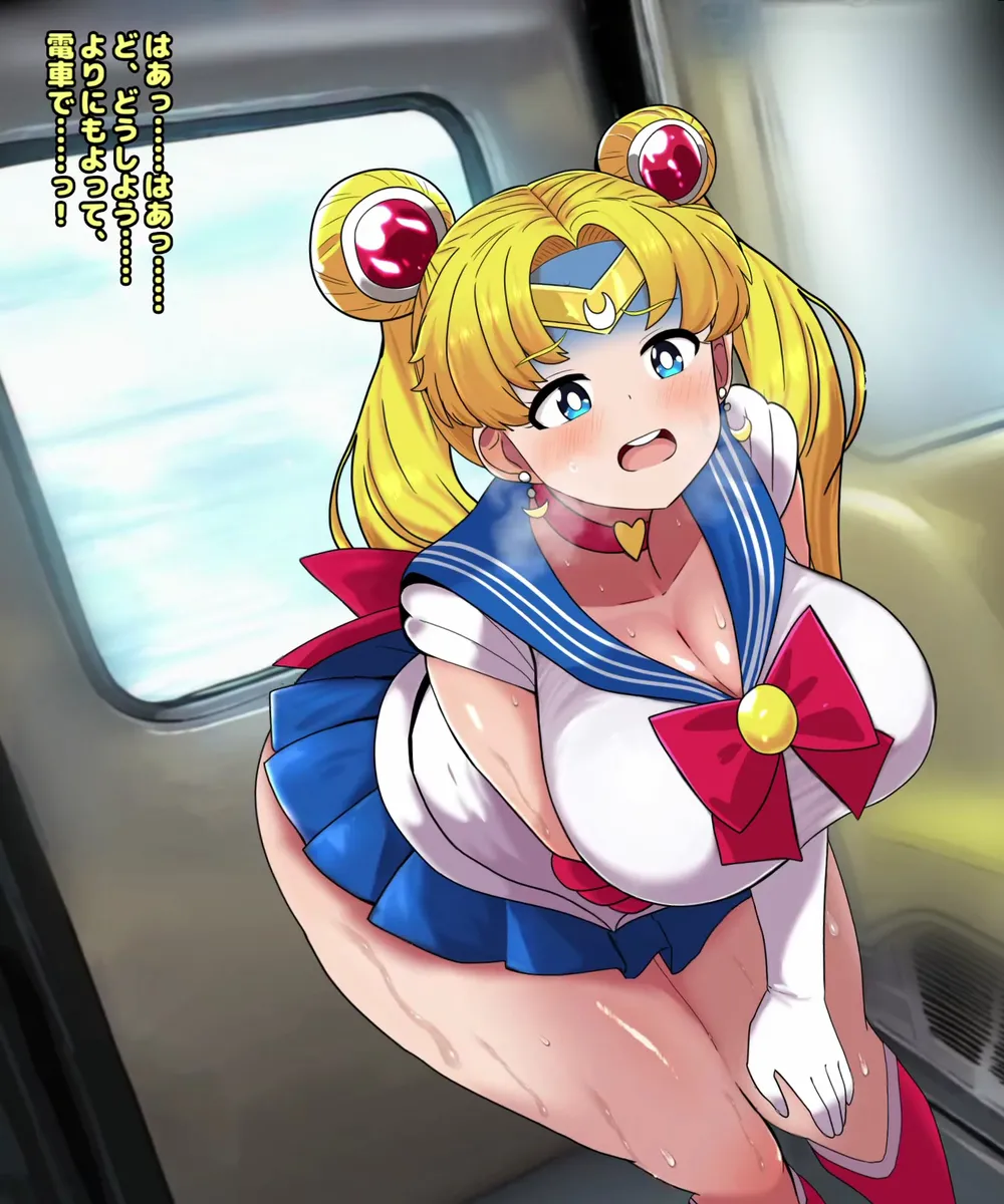 セーラームー●電車便意我慢 Page.9