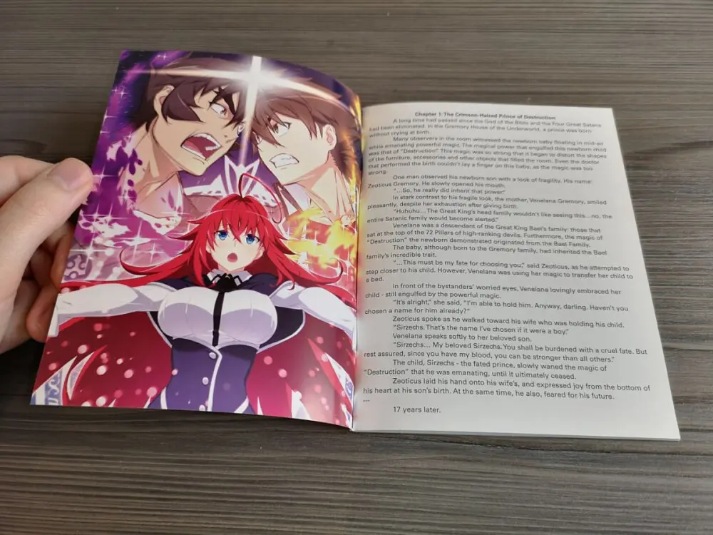 Highschool DxD Hero BD booklet scans Page.42