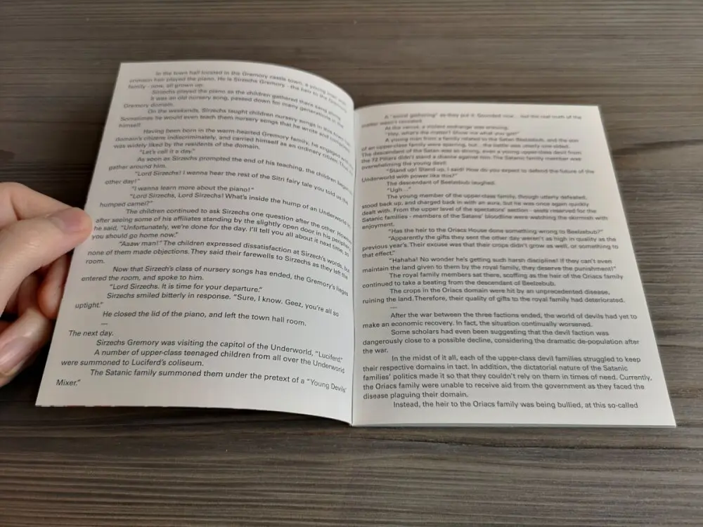 Highschool DxD Hero BD booklet scans Page.46