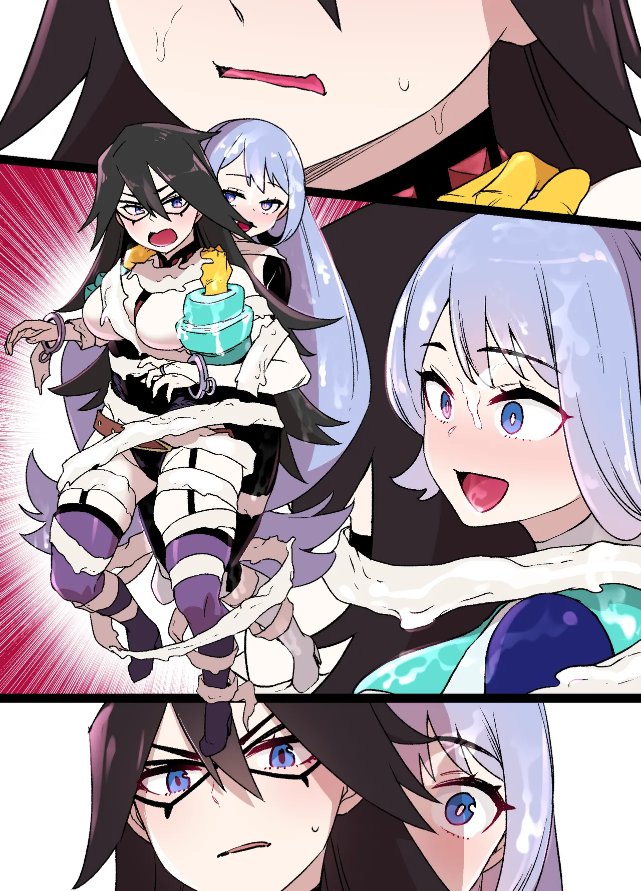 ヒロアカ洗〇 ミッドナイトVSスペルマ Page.8