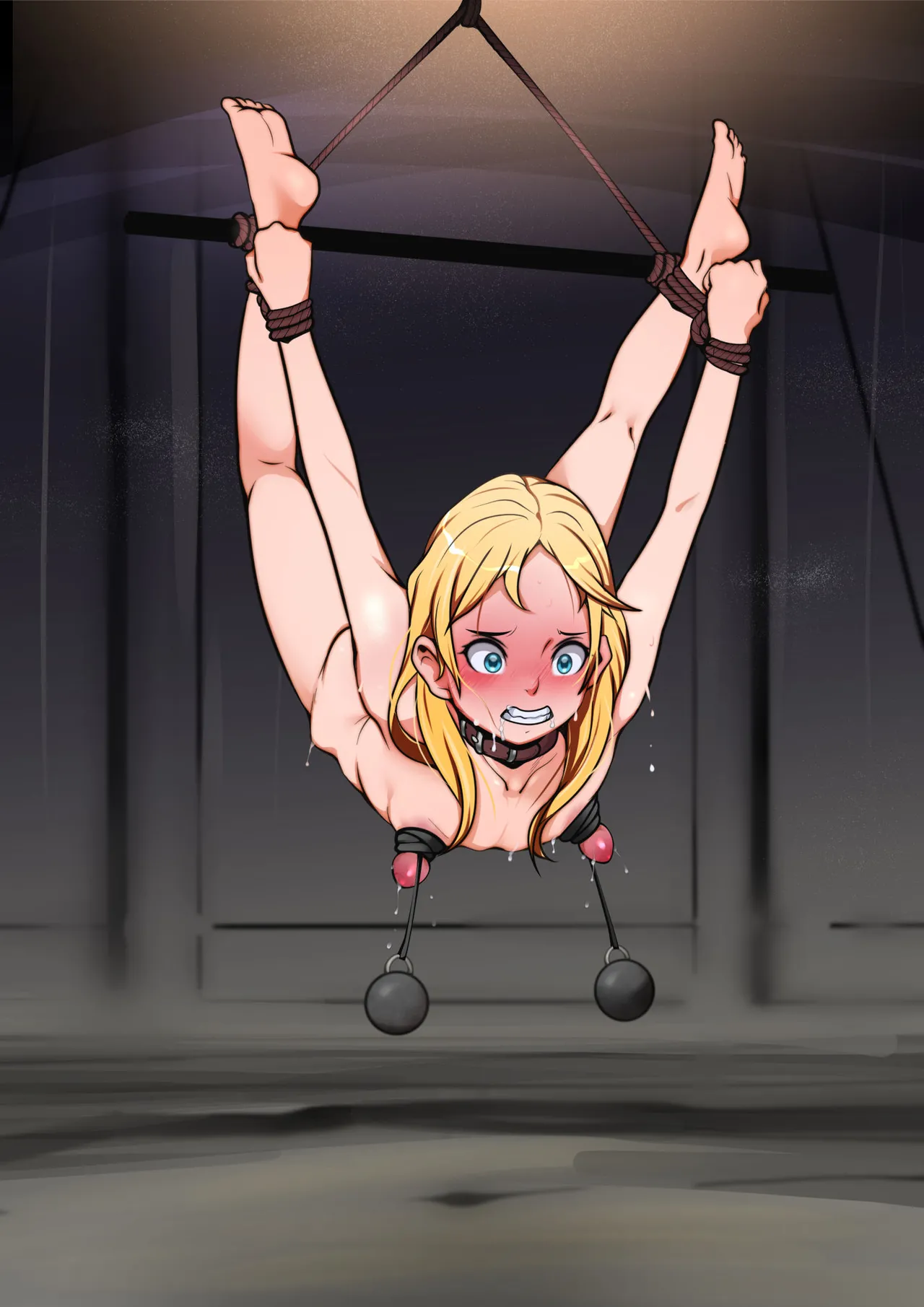 金髪お嬢様の夜の躾 Page.24