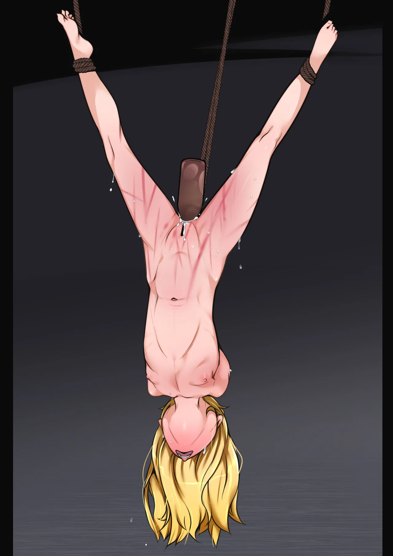 金髪お嬢様の夜の躾 Page.38