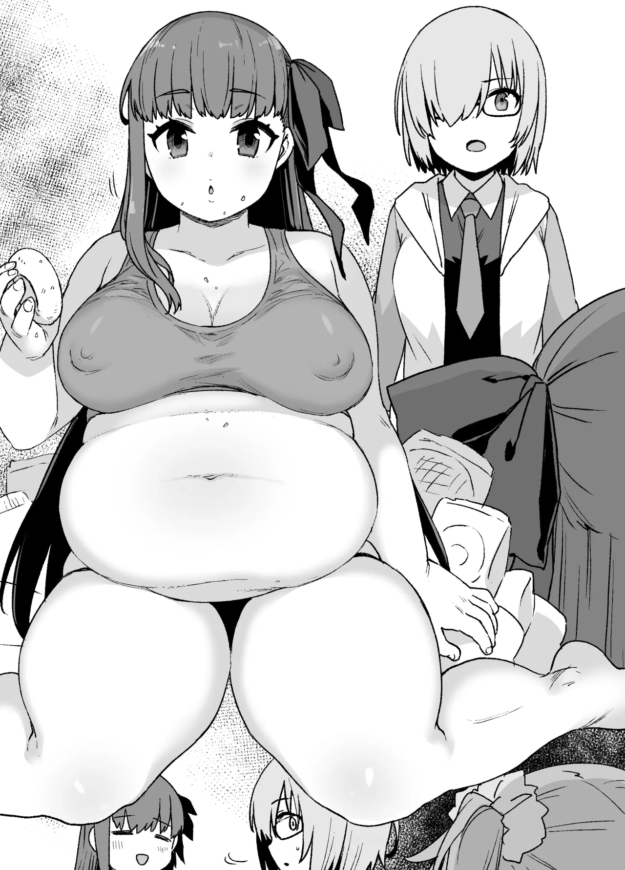 FGOぐだ子＆BB肥満化漫画 Page.3