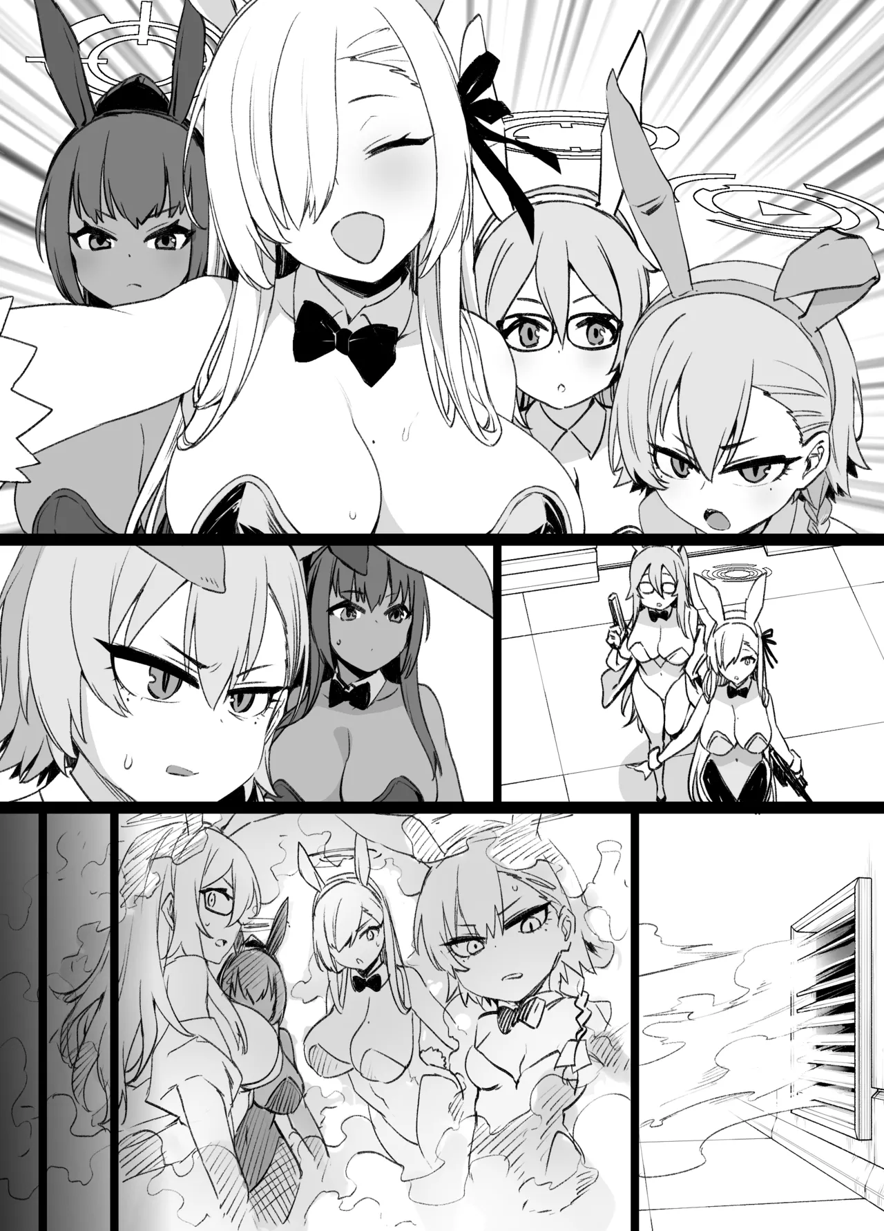 ブルアカC&Cバニー奴隷化 追加漫画 Page.12