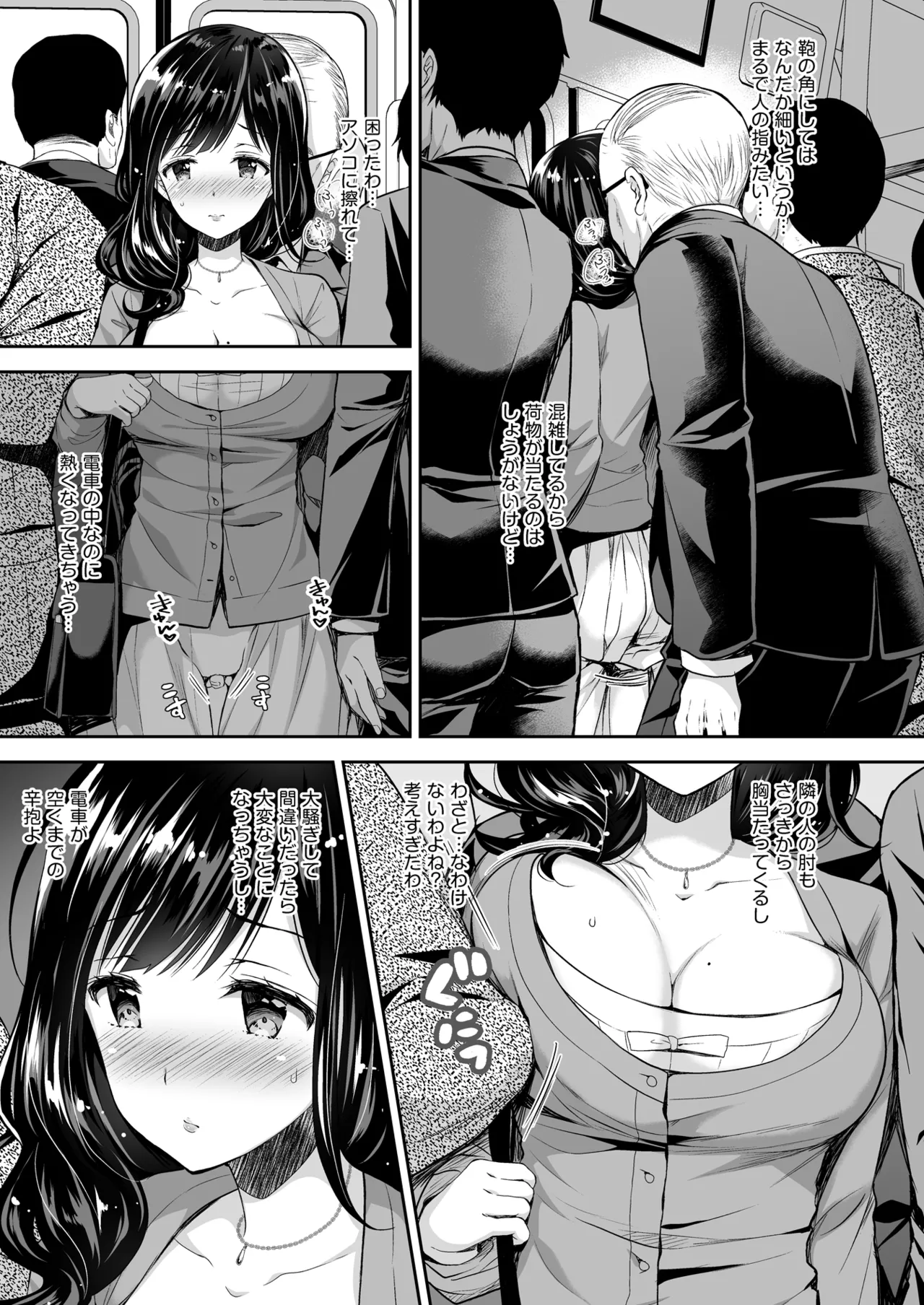 恥辱の痴漢電車 総集編 Page.55