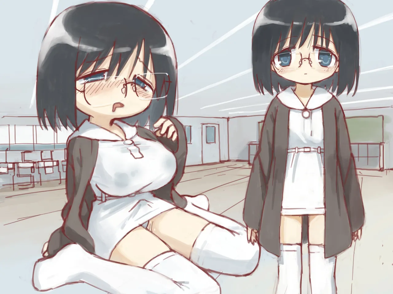 ふたなり国の短小優等生ちゃん Page.2