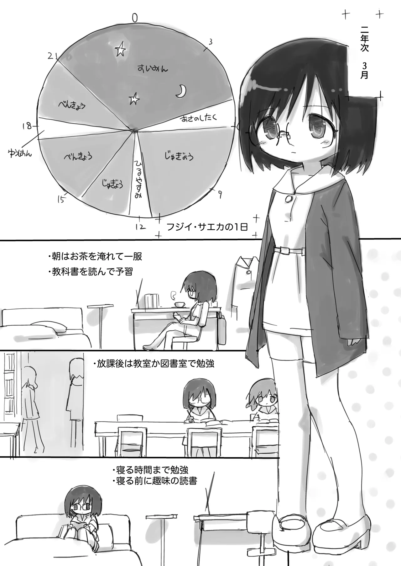 ふたなり国の短小優等生ちゃん Page.34
