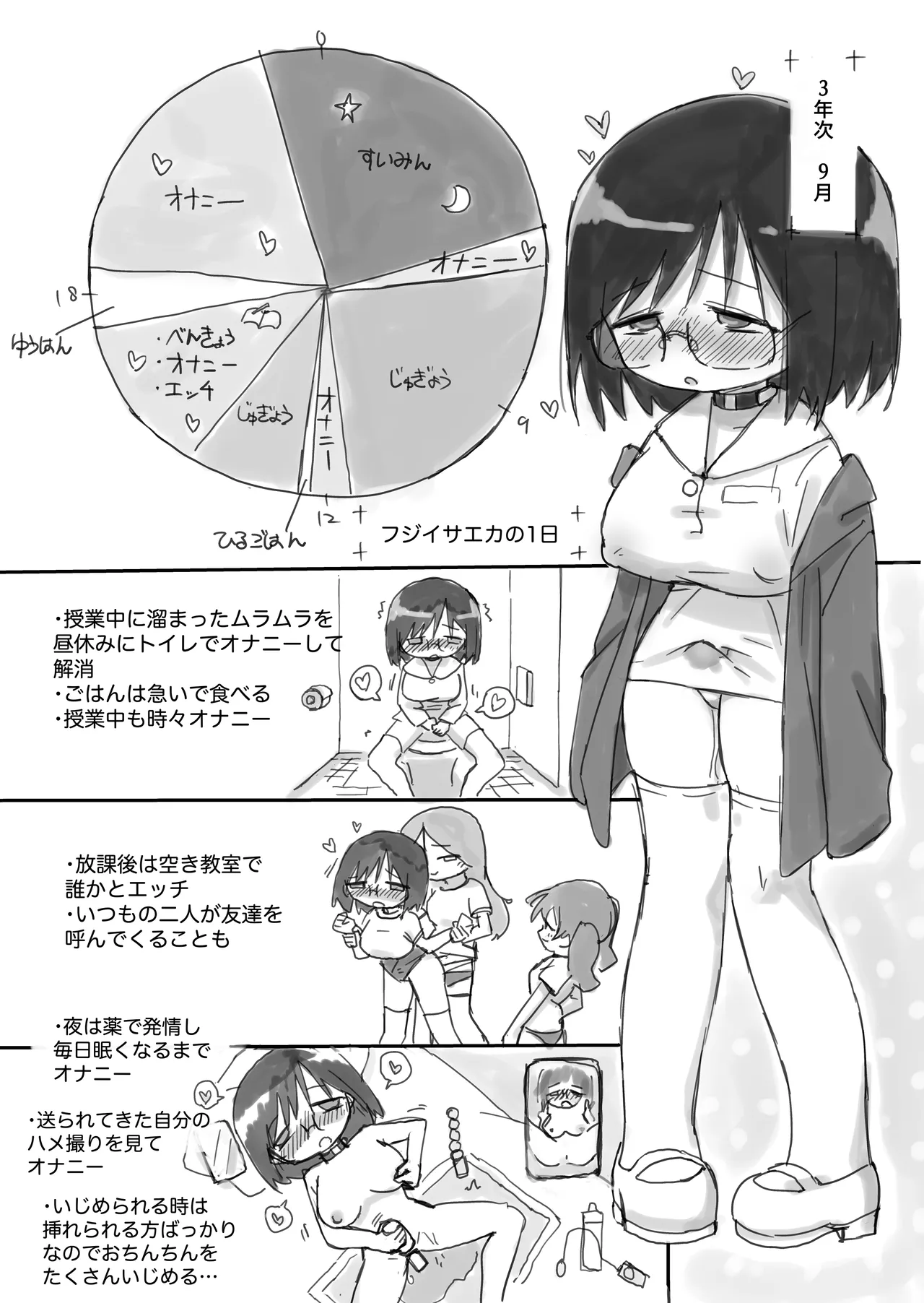ふたなり国の短小優等生ちゃん Page.35