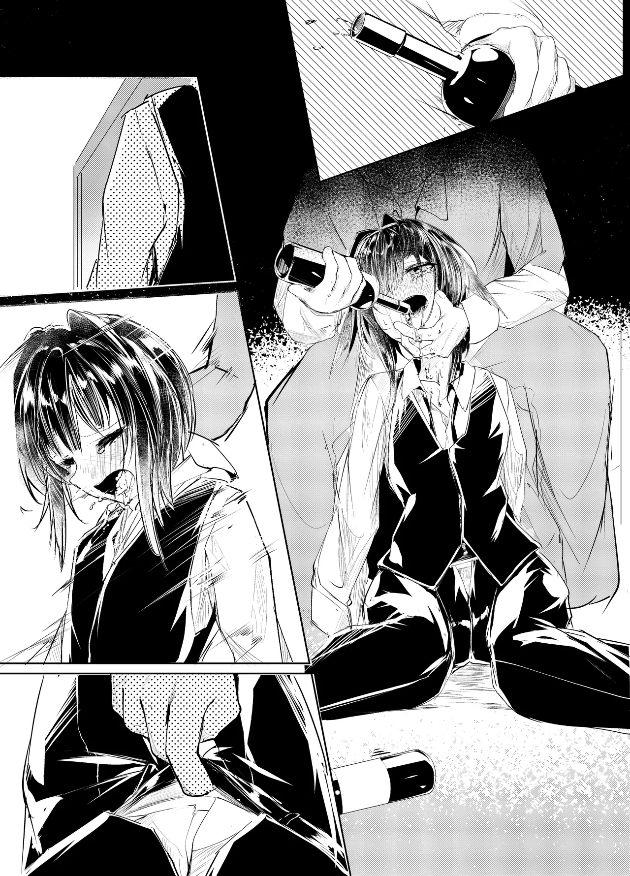 「適材不適所」地絵原稿 Page.7