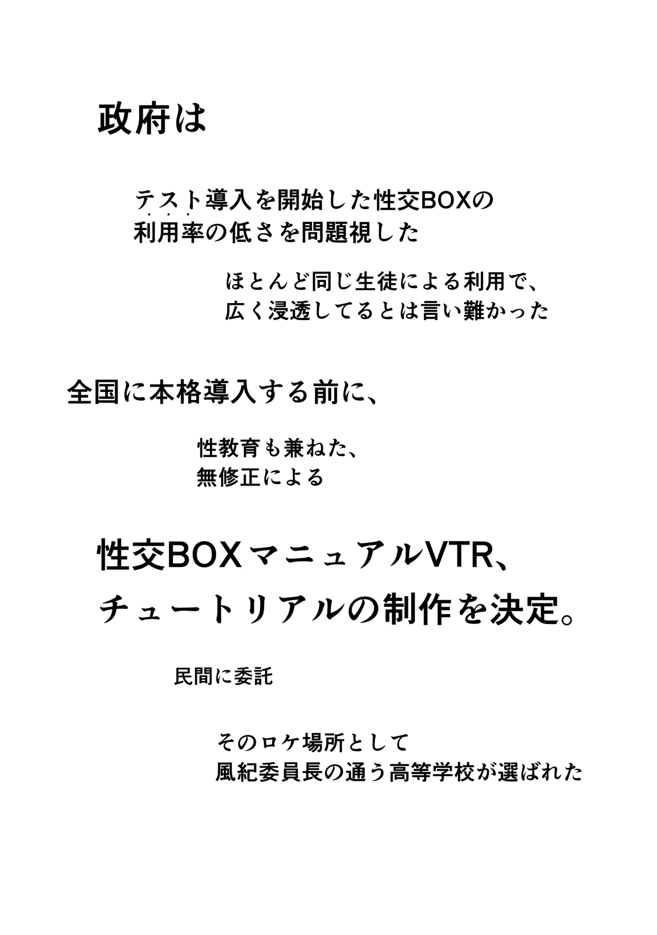 匿名性交BOX 番外編 チュートリアル上映編＆初めてのグラビア撮影編 Page.5