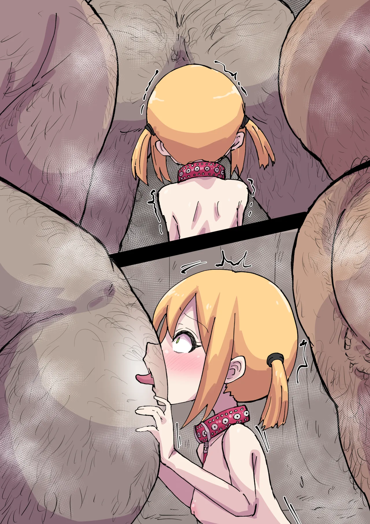 高圧ドMちゃん ホームレスのアナル舐めとチンカス掃除 Page.7