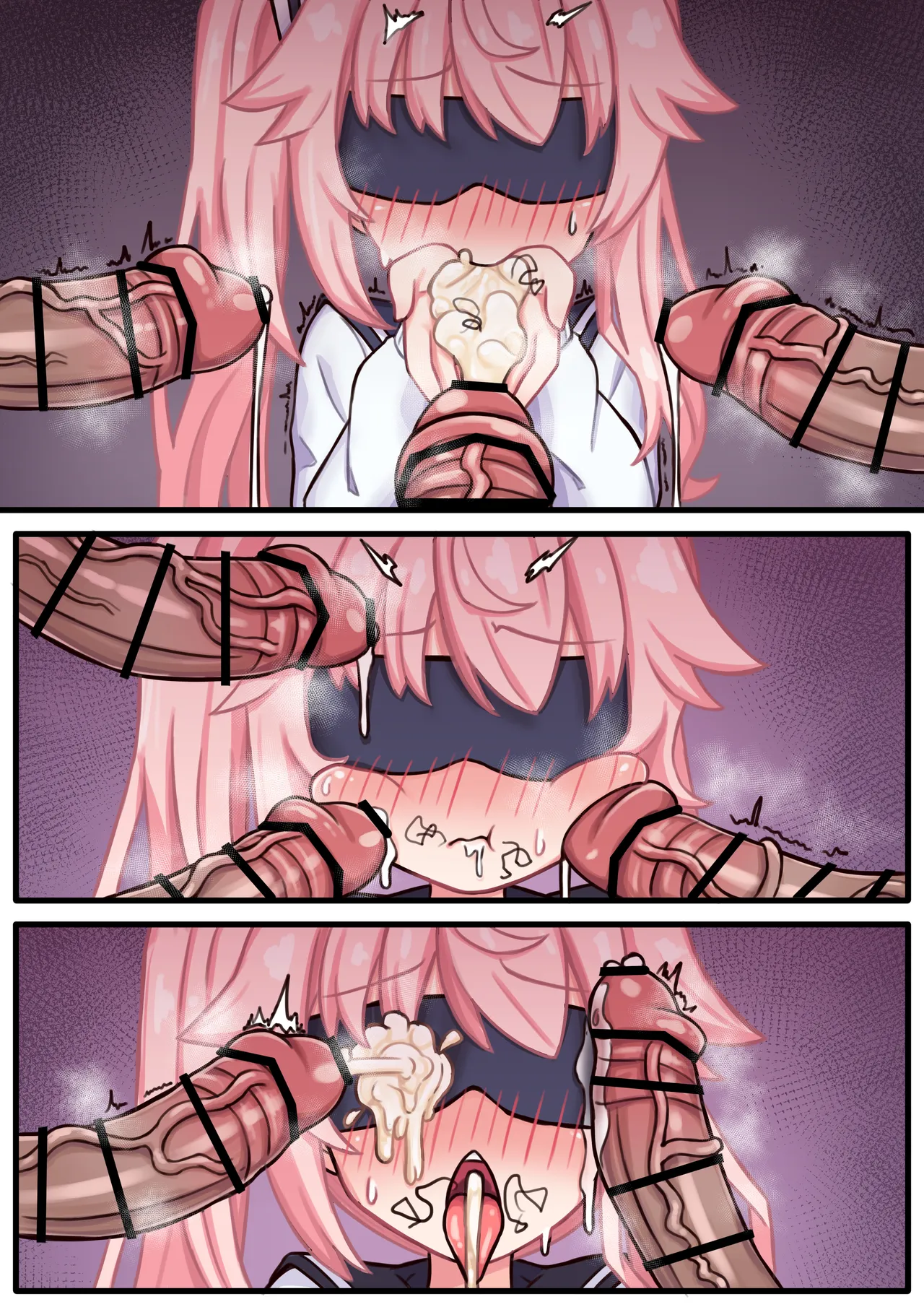 おじさん達の便器にされるナツ Page.7