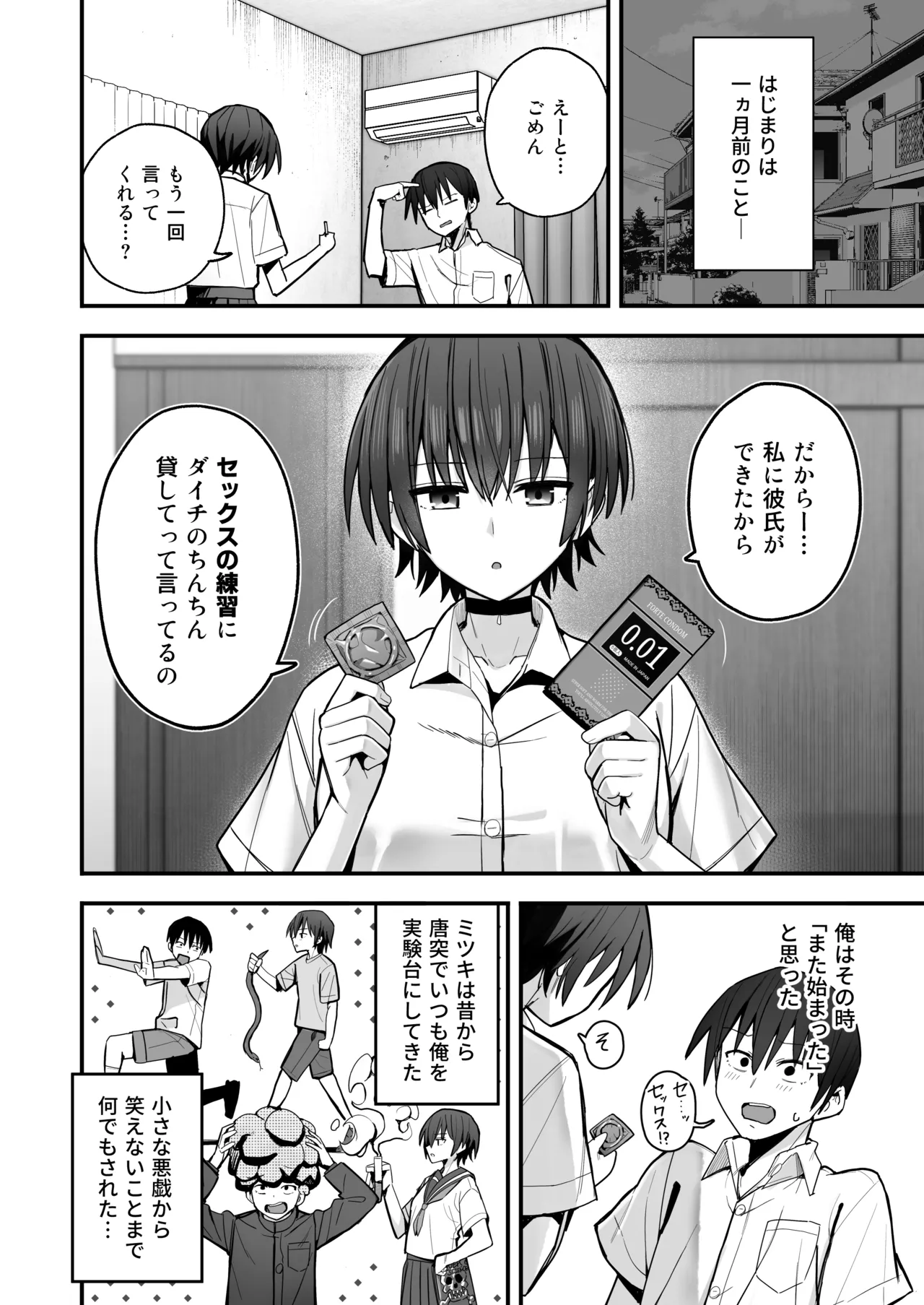 僕が先に好きだった無表情幼馴染とキスなし交尾練習 Page.5