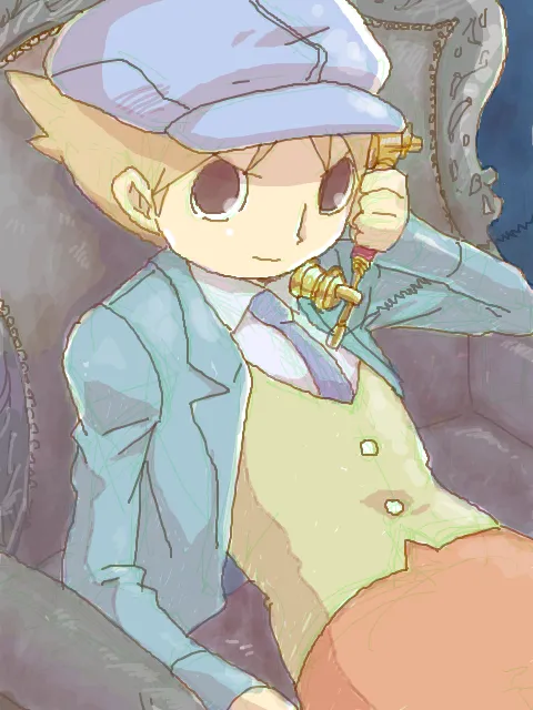 Professor Layton set Page.64