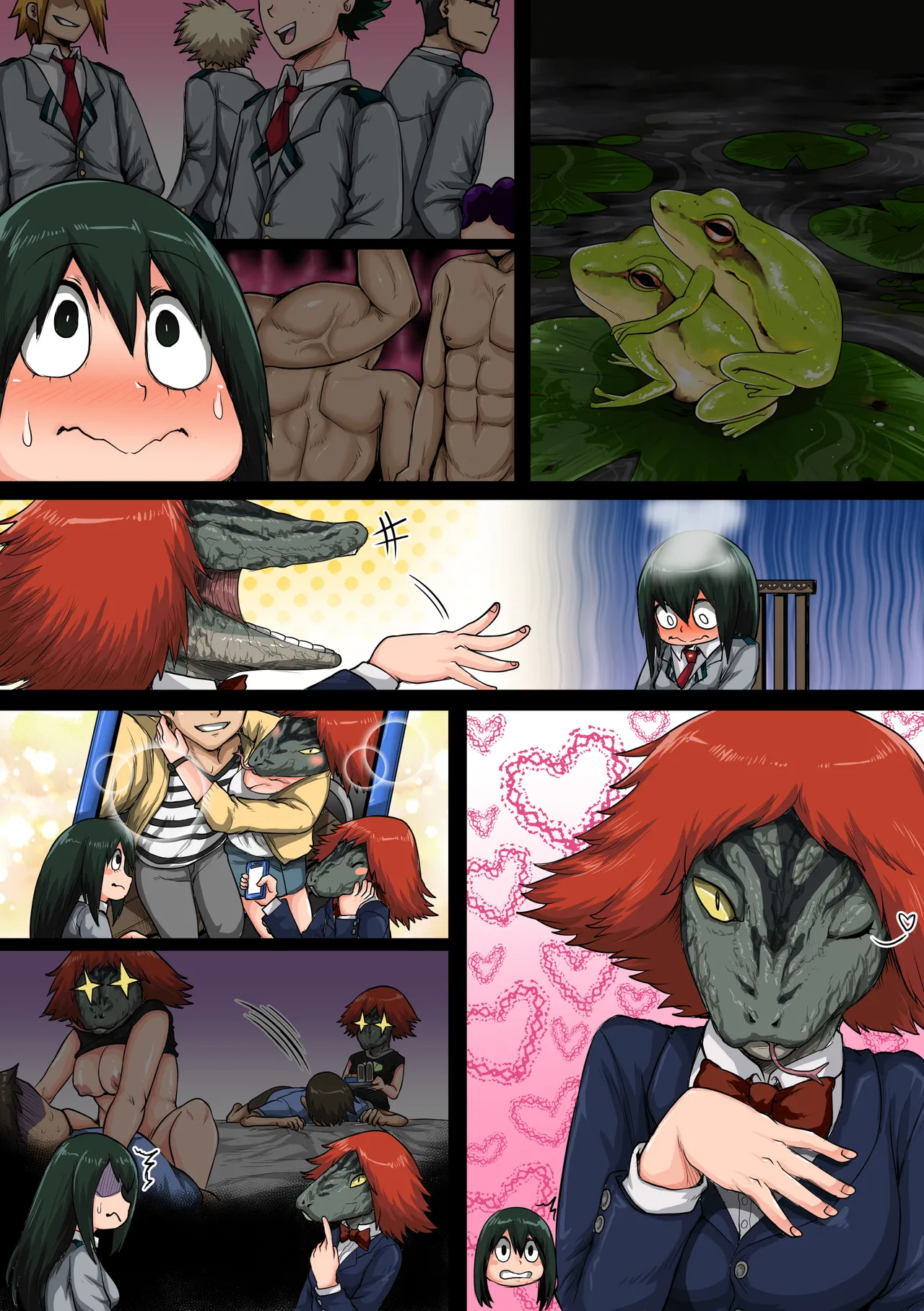 僕のハーレムアカデミア6話「動物的な彼女」 Page.91