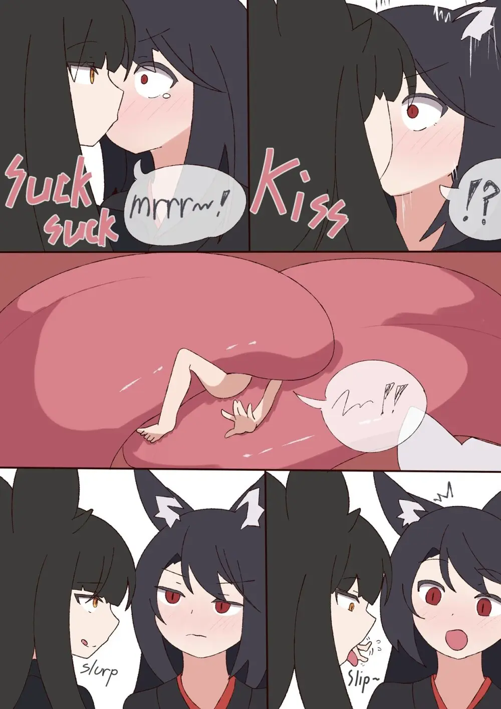 kuro kitsune x kuro kitsune vore Page.2