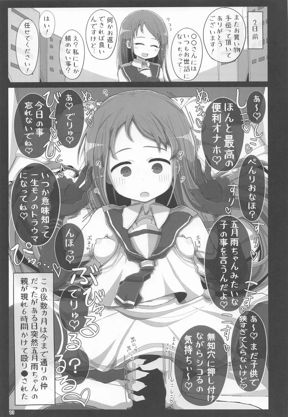 童貞くんが艦娘と初体験でこんなえっちしたら一生性癖おかしくなっちゃうダメなえっちしちゃう本 Page.12