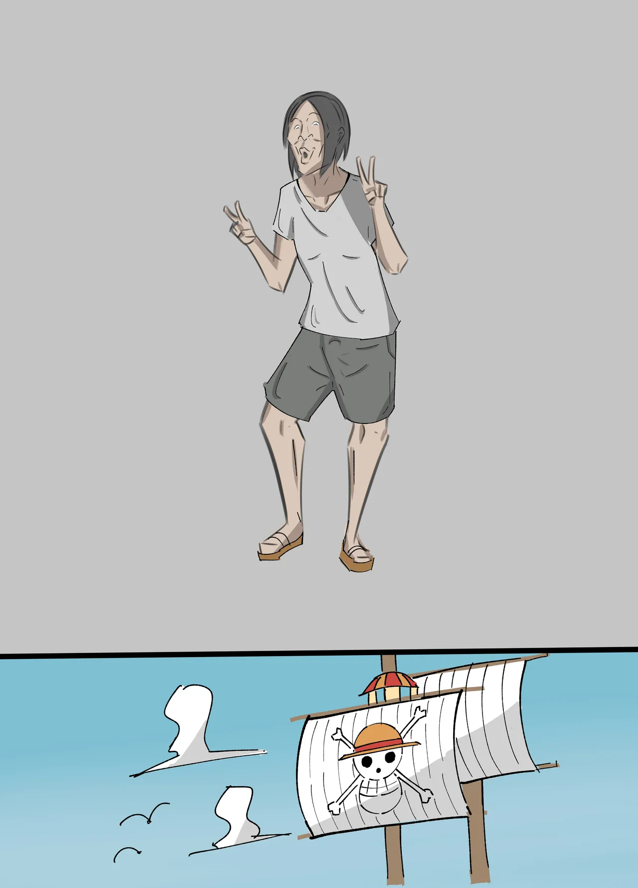 ワンピ×無敵キモ男① Page.35