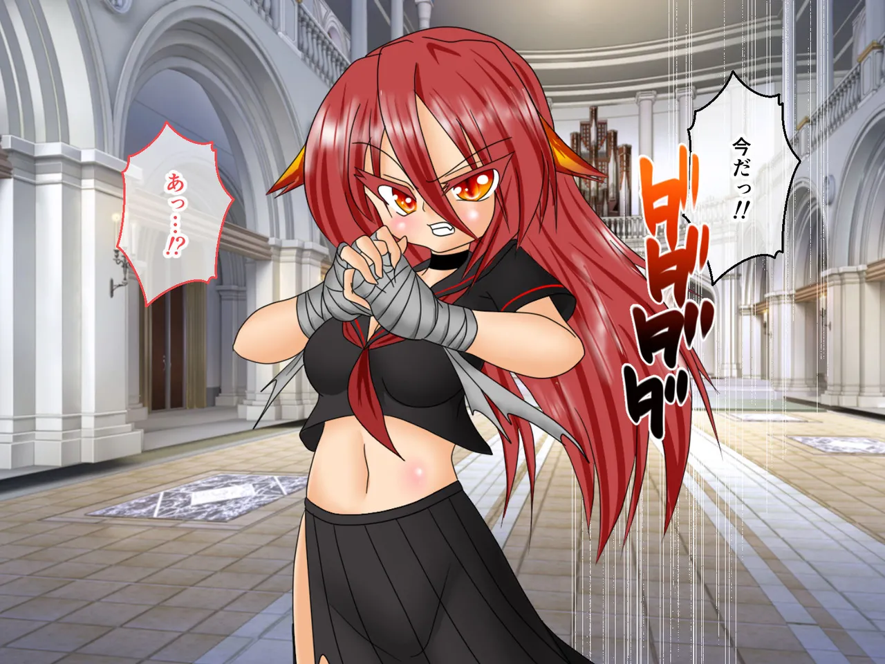 風紀剣士アサギ CGノベル版 前編 ～セクハラ攻撃なんかに屈しない！白濁まみれの大冒険!?～ Page.77