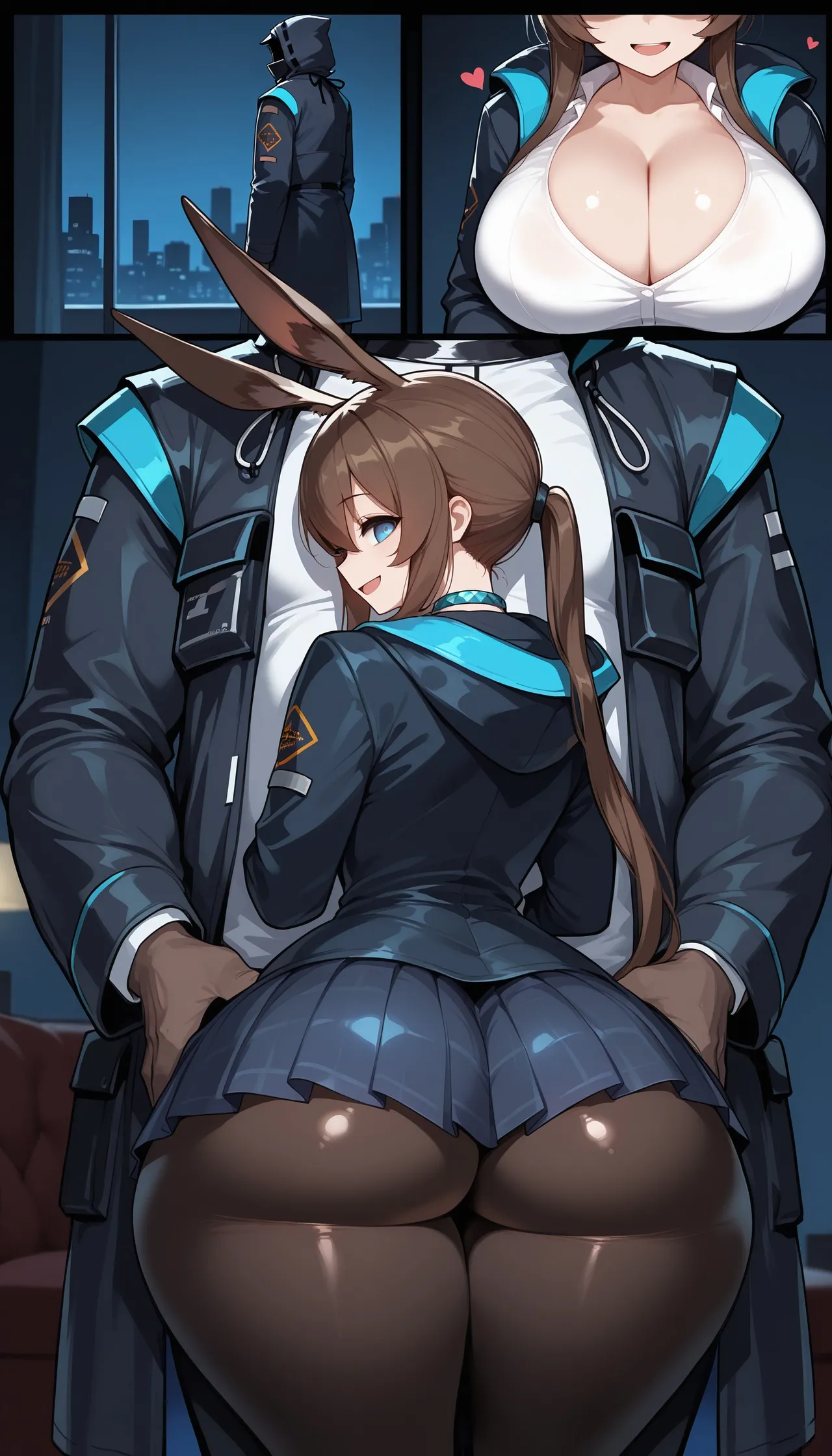 Arknight BBC Amiya and Absinthe rahmat ai generated Page.10