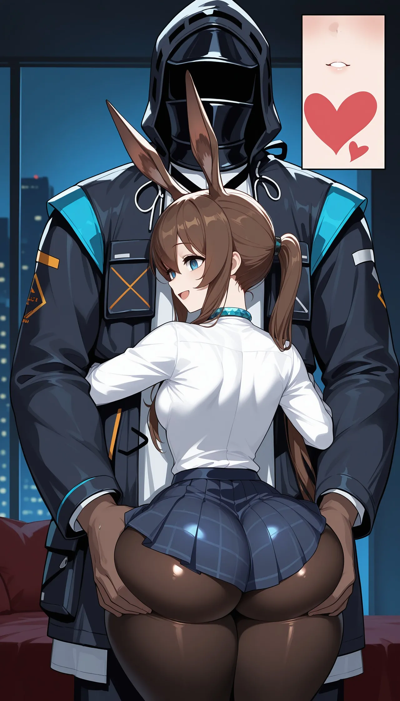 Arknight BBC Amiya and Absinthe rahmat ai generated Page.13