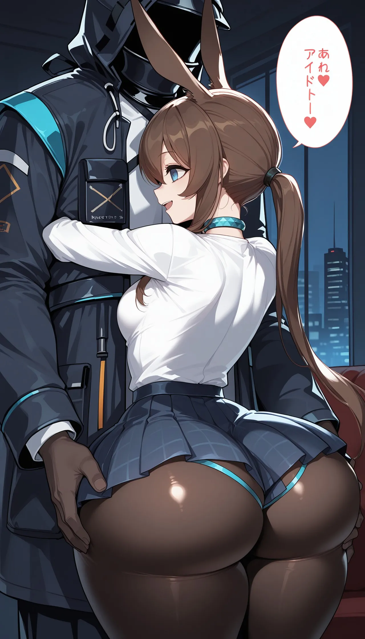 Arknight BBC Amiya and Absinthe rahmat ai generated Page.8