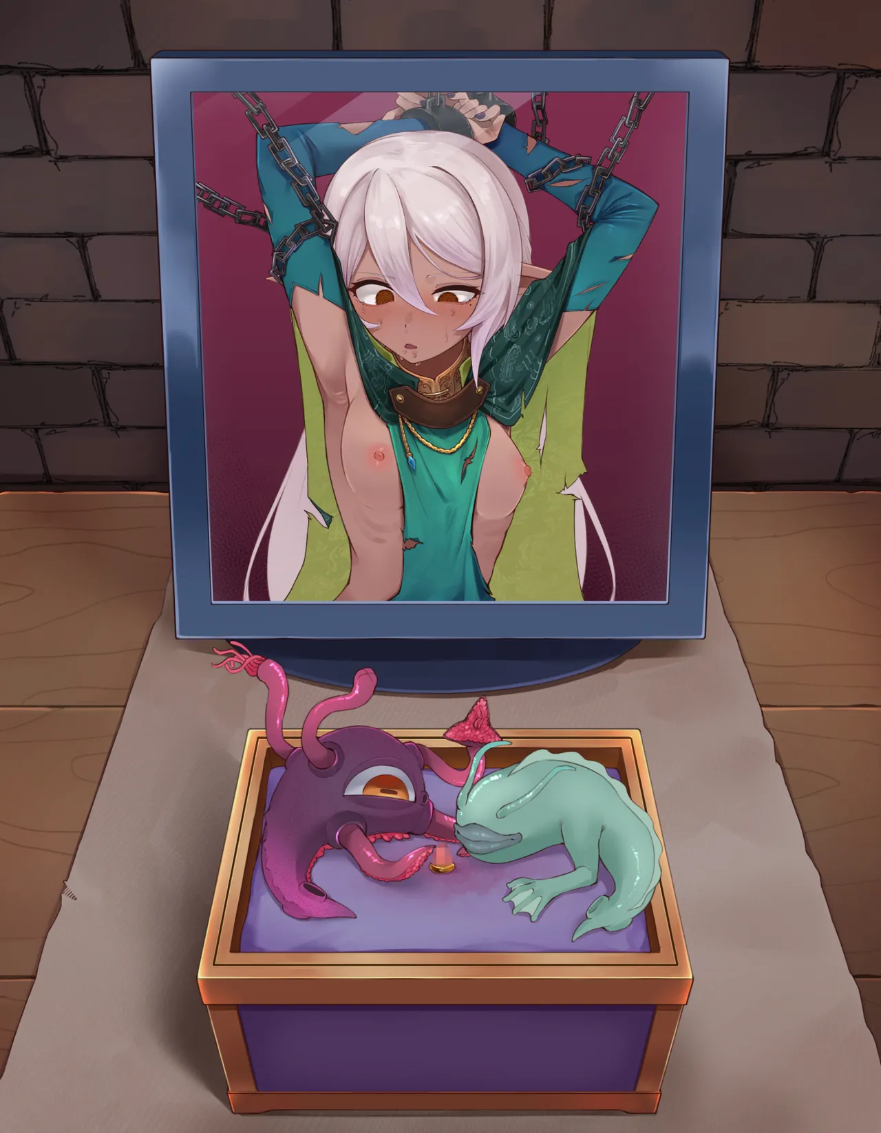 クリボックス快楽○問 ～魔王の手下は快楽に堕ちる～ Page.61