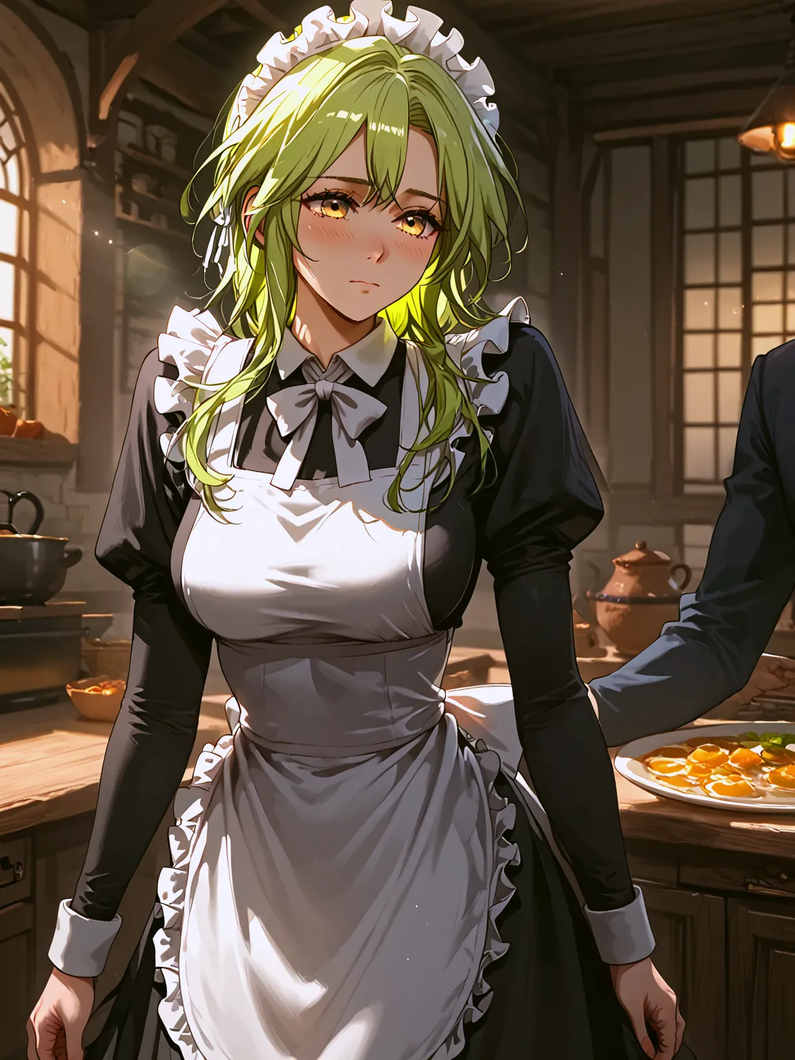 Djitri De Lovilia From Terminally Ill Genius Dark Knight. Manhwa/webtoon ai generated Page.15