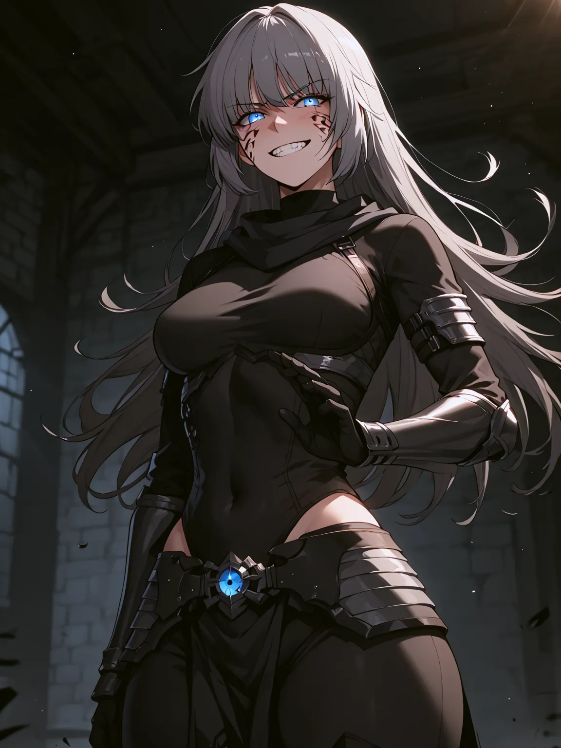 Teresa Du Laurentia from Solo Max Level Newbie Manhwa Webtoon la creatura ai generated Page.3