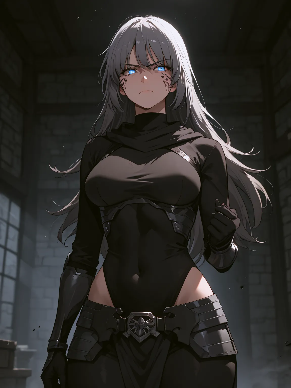 Teresa Du Laurentia from Solo Max Level Newbie Manhwa Webtoon la creatura ai generated Page.5